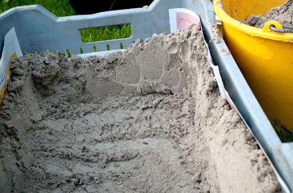 Boîte de sable pour concombres