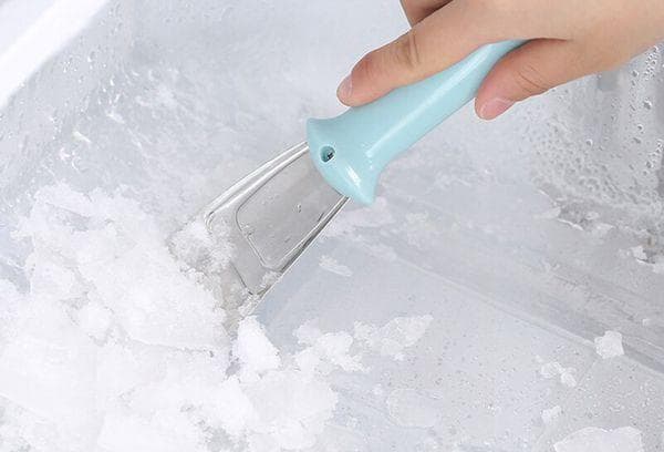 Glace au congélateur