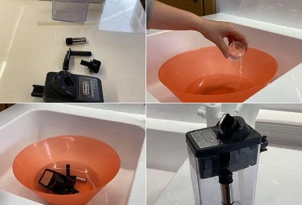 Nettoyer la machine à cappuccino