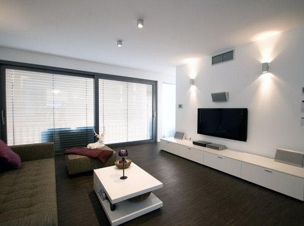 Plafond tendu dans le salon