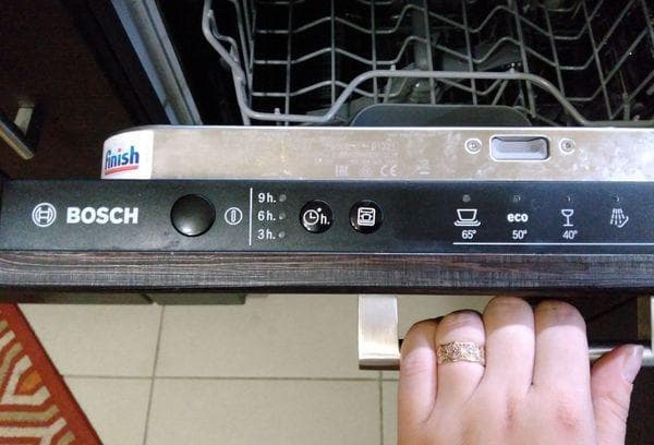 Icônes de lave-vaisselle Bosch