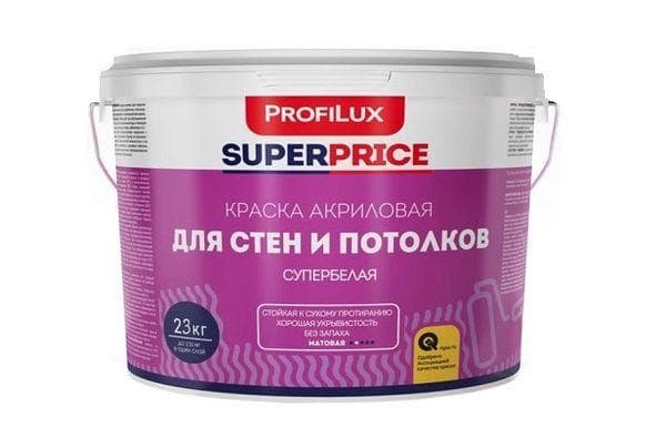 Peinture acrylique pour murs et plafonds