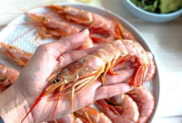 Crevettes surgelées