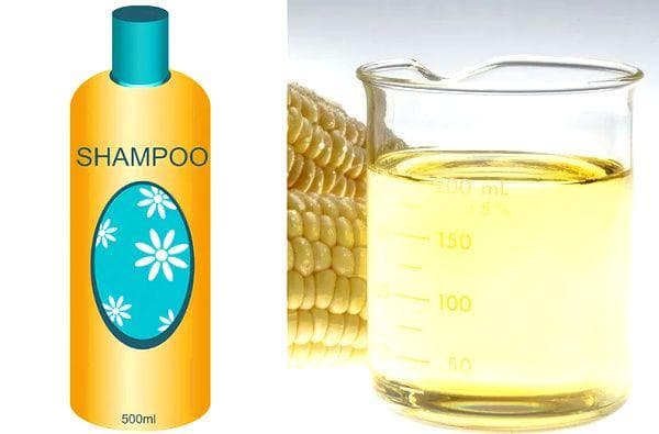 Shampoing et sirop de maïs