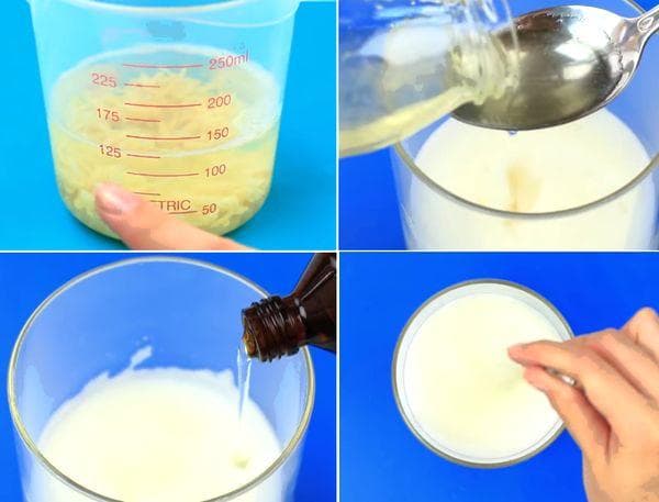 Bulles de savon à la maison avec du sirop de sucre