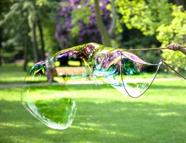 Grosses bulles de savon