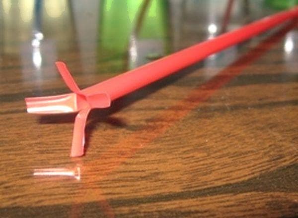 Paille à cocktail pour souffler des bulles de savon