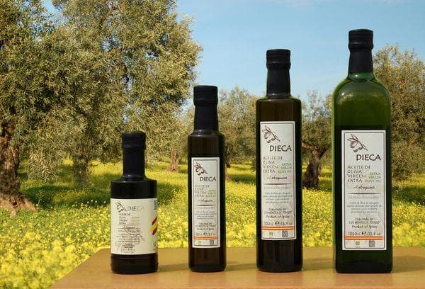 Huile d'olive en bouteille