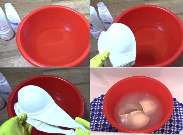 Blanchir son soutien-gorge avec du blanc