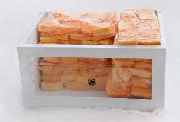 Morceaux de citrouille en sachets