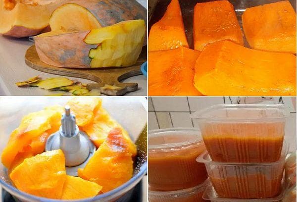 Conserver la citrouille hachée