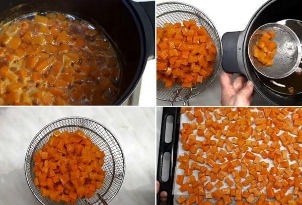 Faire du potiron confit 2