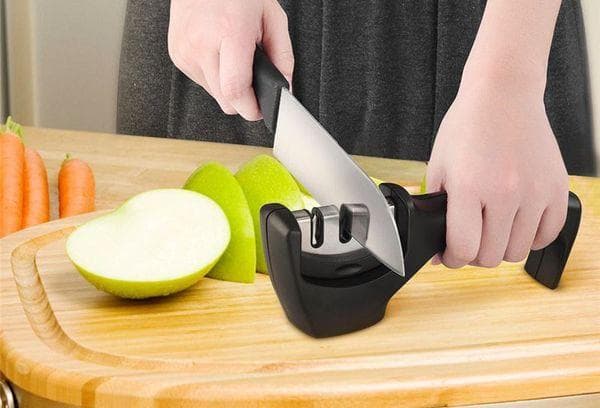 Aiguiseur manuel pour couteaux en céramique