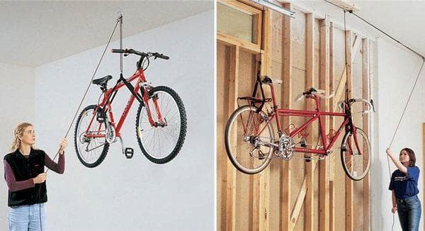 Des vélos au plafond