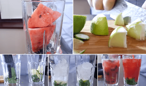 Mojito à la pastèque