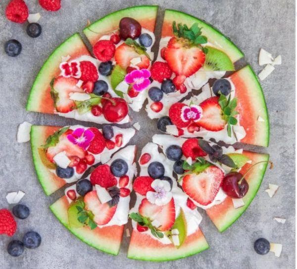 Pizza à la pastèque 3