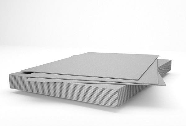 Ardoise plate en tôle