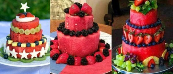 Gâteau à la pastèque 1