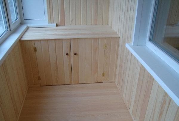 Doublure sur le balcon