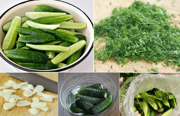 Concombres légèrement salés en 2 heures