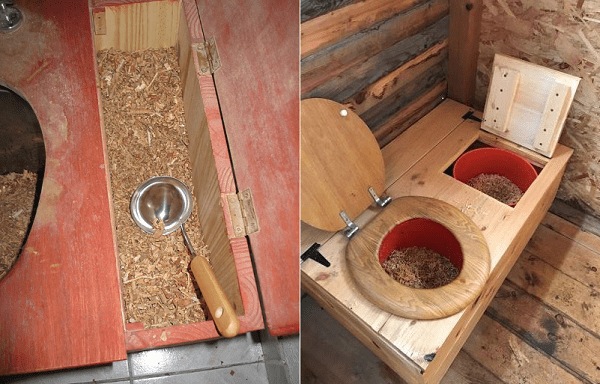 Sciure de bois pour toilettes de campagne