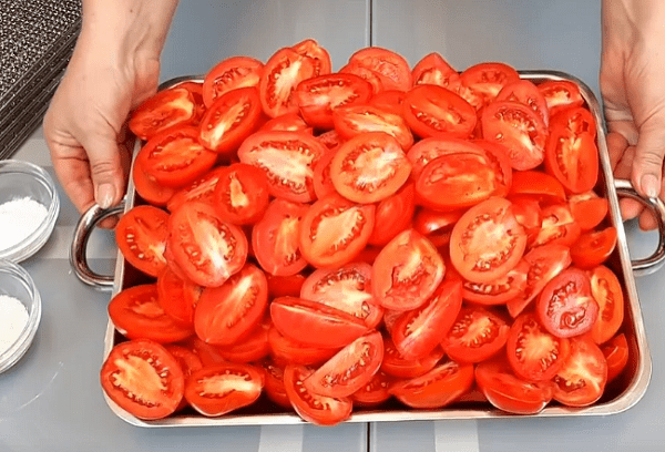 Préparation des tomates