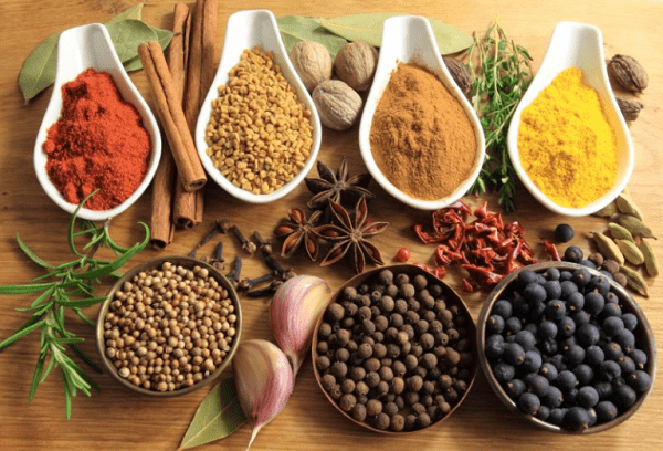 Diverses épices