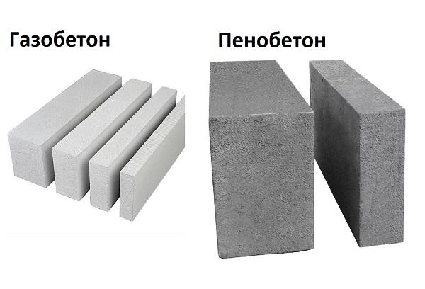 Béton cellulaire et béton mousse