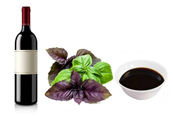 Narsharab au vin rouge et basilic