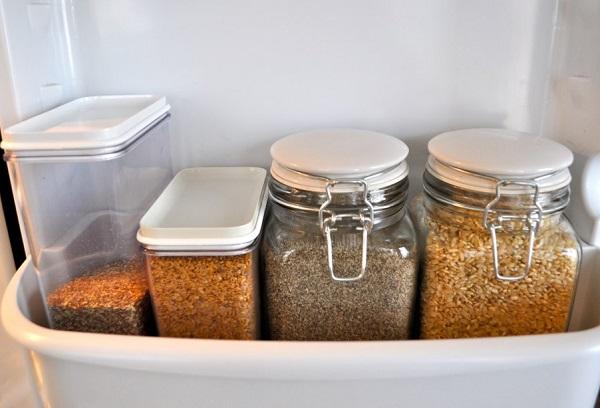 Conserver les graines de lin