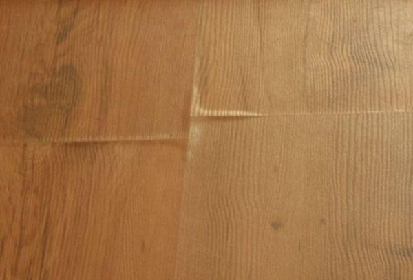 Défauts sur le stratifié