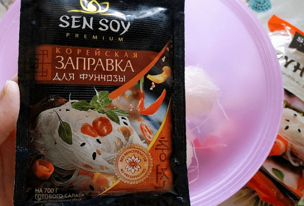 Funchoza original en coréen