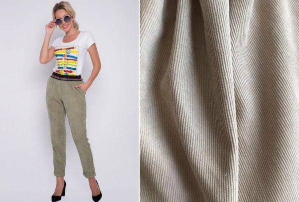 Velours côtelé viscose