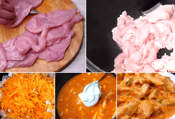 Goulasch de poitrine de poulet