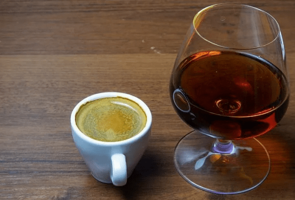 Café au cognac