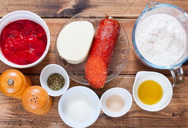 Ingrédients de la pizza