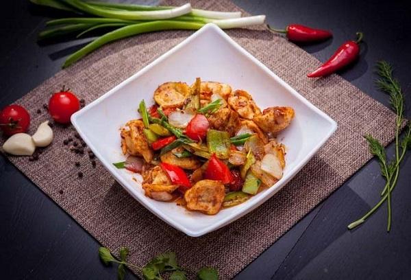 Raviolis frits aux légumes