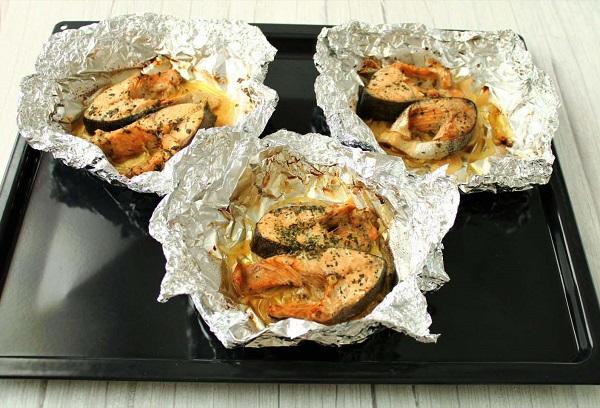 Poisson au four en papillote