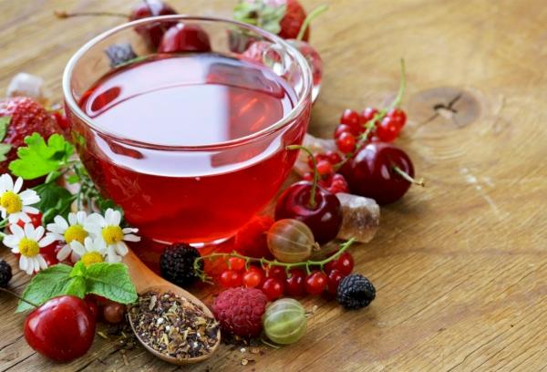 Diverses baies pour le thé