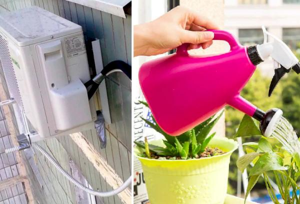 Est-il possible d'arroser les fleurs avec l'eau d'un climatiseur ?