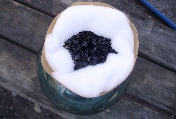 Purification de l'eau avec du charbon actif