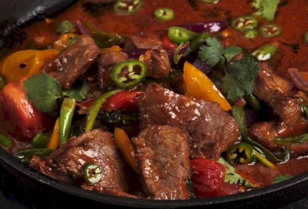 Du boeuf à la sauce d'huitre