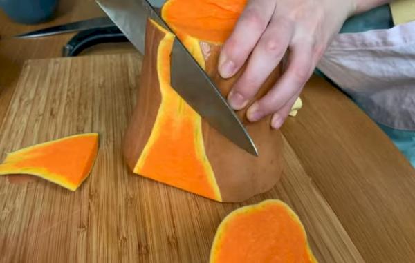 Éplucher le potiron