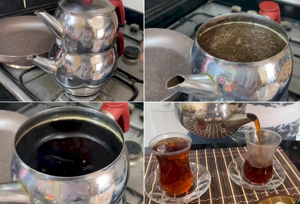 Faire du vrai thé turc