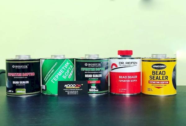 Types de produits d'étanchéité pour pneus tubeless