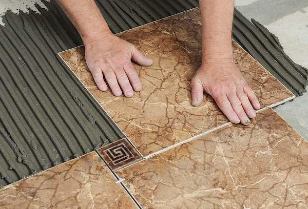 Technologie de pose de carrelage