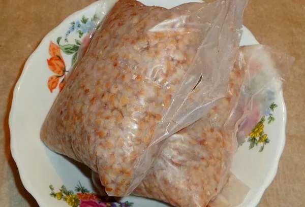 Sarrasin bouilli en sachets