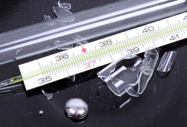 Thermomètre cassé