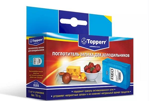 Absorbeur d'odeurs Topperr pour réfrigérateur.