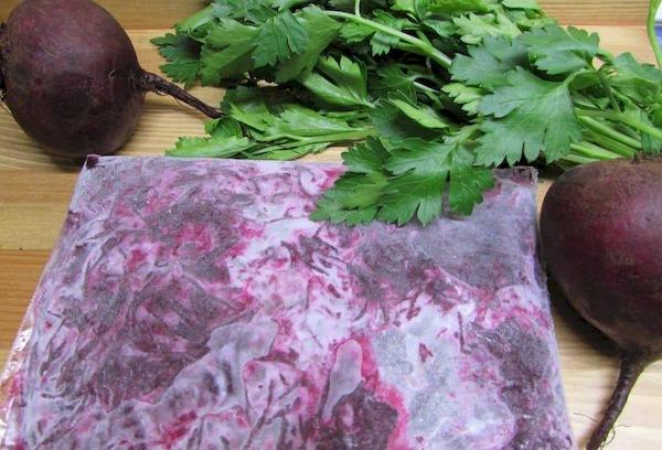 Congeler des betteraves